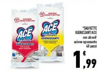 Conad Ace Salviette Igienizzanti offerta