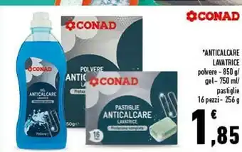 Conad Conad Anticalcare Lavatrice Polvere 850g offerta