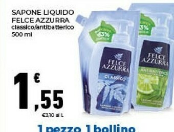 Conad Felce Azzurra Sapone Liquido offerta