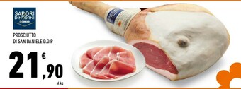 Conad Sapori & Dintorni Conad Prosciutto Di San Daniele Dop offerta