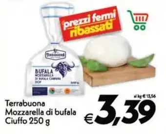Iper Super Conveniente Terrabuona Mozzarella di bufala Ciuffo 250 g offerta