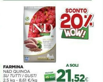 L´Isola dei Tesori Cibo per cani offerta
