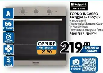 Orizzonte Ariston Forno Incasso Fa2530h - 260746 offerta