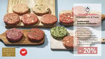 Prezzemolo e Vitale Hamburger di Nostra Produzione offerta