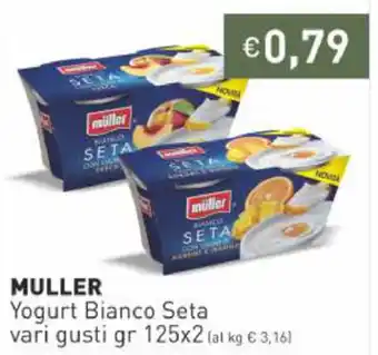 Prezzemolo e Vitale Muller Yogurt Bianco Seta 125x2 gr offerta
