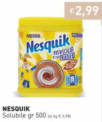 Prezzemolo e Vitale Nesquik Solubile 500 gr offerta