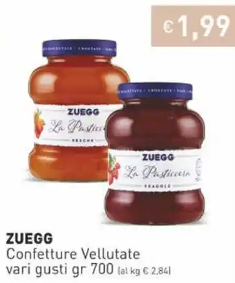 Prezzemolo e Vitale Zuegg Confetture Vellutate 700 gr offerta
