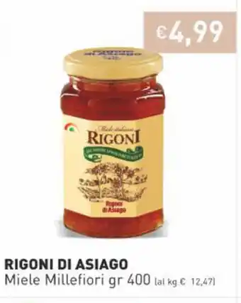 Prezzemolo e Vitale Rigoni Di Asiago Miele Millefiori 400 gr offerta