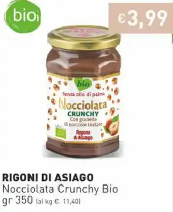 Rigoni Di Asiago Nocciolata Crunchy Bio 350 gr