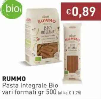Prezzemolo e Vitale Rummo Pasta Integrale Bio 500 gr offerta