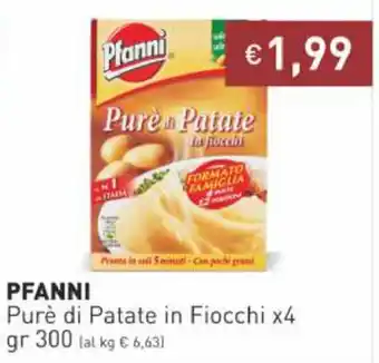 Prezzemolo e Vitale Pfanni Purè di Patate in Fiocchi x4 300 gr offerta