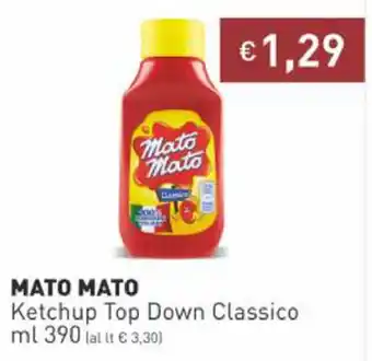 Prezzemolo e Vitale Mato Mato Ketchup Top Down Classico 390 ml offerta