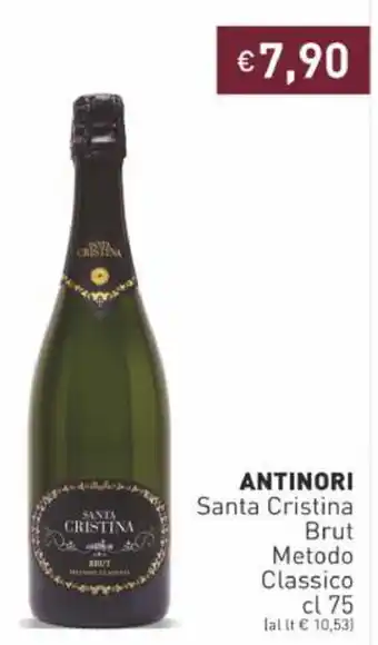 Prezzemolo e Vitale Antinori Santa Cristina Brut Metodo Classico 75 cl offerta