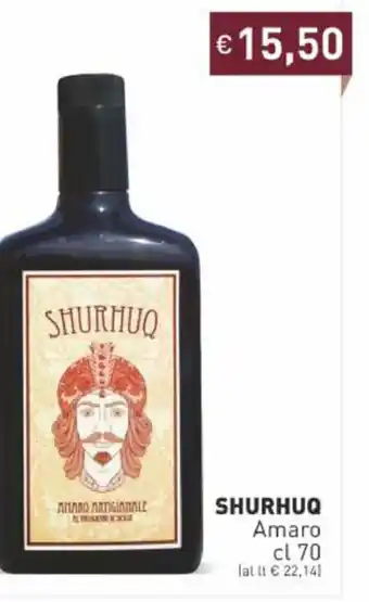Prezzemolo e Vitale Shurhuq Amaro 70 cl offerta