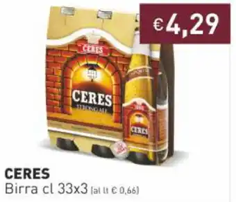 Prezzemolo e Vitale Ceres Birra 33x3 cl offerta