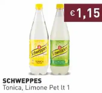 Prezzemolo e Vitale Schweppes Tonica, Limone Pet 1 lt offerta