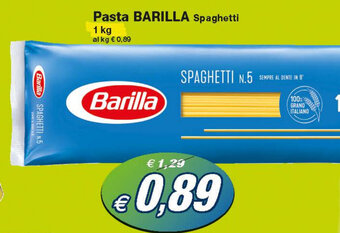 Prix Quality Barilla Pasta Spaghetti 1 kg offerta
