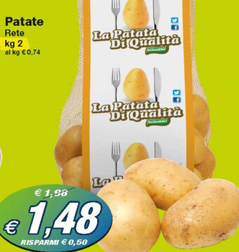 Prix Quality Patate Rete 2 kg offerta
