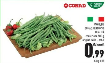 Conad Conad Fagiolini Percorso Qualita offerta