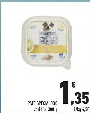 Conad Monge Patè Special Dog offerta