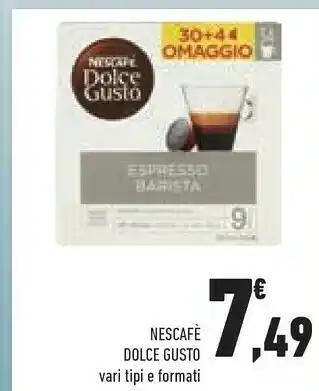 Conad Nescafé Dolce Gusto offerta