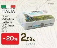 Carrefour Valtellina Burro offerta