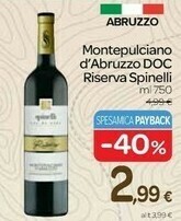 Carrefour Spinelli Montepulciano d'Abruzzo offerta