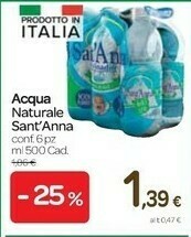 Carrefour Sant'anna Acqua Sant'Anna offerta