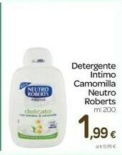 Carrefour Neutro Roberts Detergente intimo offerta