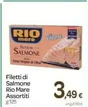 Carrefour Express Rio Mare Filetti di salmone offerta