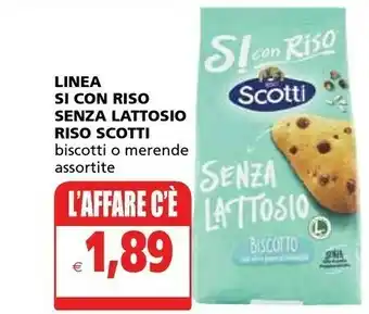 Il Gigante Riso Scotti - S! con Riso Senza Lattosio Cono Riso e Cacao offerta