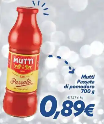 Iper Super Conveniente Mutti Passata di pomodoro 700 g offerta