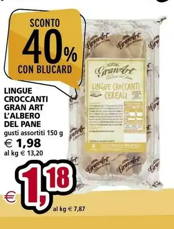 GranArt - Lingue Croccanti Cereali 150 G(ml)