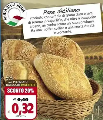 Il Gigante Pane Siciliano offerta