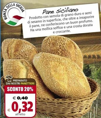 Il Gigante Pane Siciliano offerta