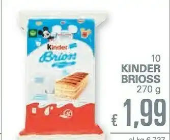 Unes Kinder Brioss offerta