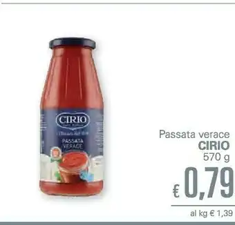 Unes Cirio Passata di pomodoro offerta