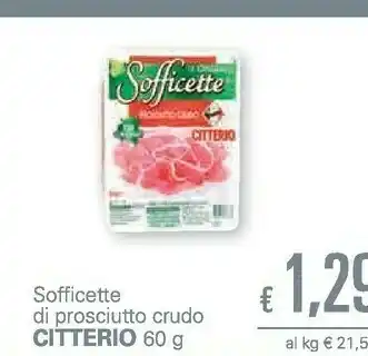 Unes Citterio Prosciutto crudo offerta