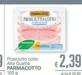 Unes Parmacotto Prosciutto cotto offerta