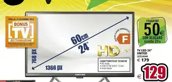 Il Gigante United Tv Led 24 Led24H44 offerta