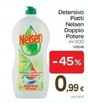 Carrefour Nelsen Detersivo piatti offerta