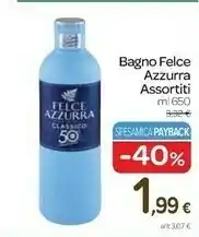 Carrefour Felce Azzurra Bagnoschiuma offerta