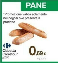 Carrefour Pane offerta