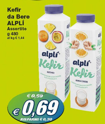 Prix Quality Alplí Kefir da Bere 480 g offerta