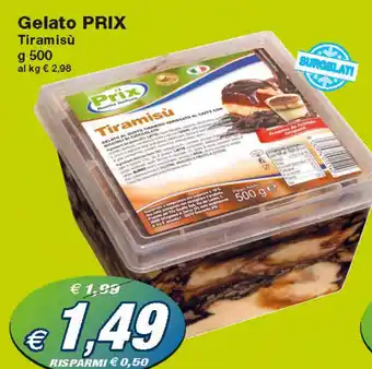 Prix Quality Prix Gelato Tiramisù 500 g offerta