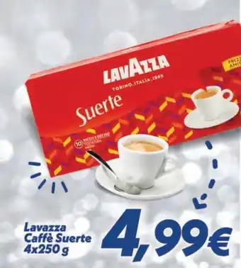 Iper Super Conveniente Lavazza Caffè Suerte 4x250 g offerta
