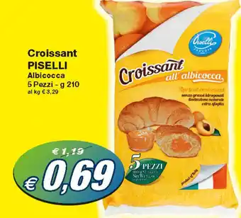 Prix Quality Piselli Croissant Albicocca 5 Pezzi 210 g offerta
