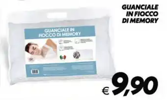 Iper Super Conveniente GUANCIALE IN FIOCCO DI MEMORY offerta