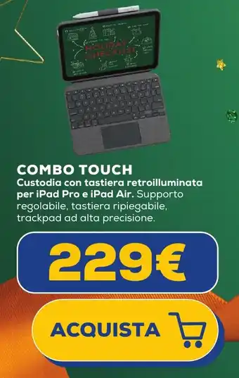 Euronics logitech COMBO TOUCH offerta