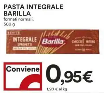 Coop PASTA INTEGRALE BARILLA formati normali, 500 g offerta